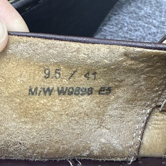 ✅Born Wedge Clogs Women’s Size 9.5 Brown Leather Comfort Slip On Shoes W9898 - Picture 2 of 12